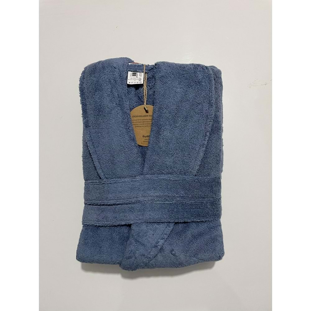 Özdilek Casual Şalyaka Bornoz İndigo 2XL