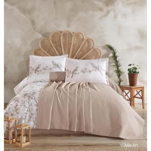 Clasy Çift Kişilik Pike Takımı La Nature Oda Kokusu Hediye