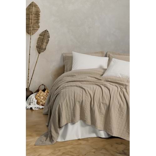 Cotton Box Natura Çift Kişilik Yatak Örtüsü/Pike Takımı Vilo